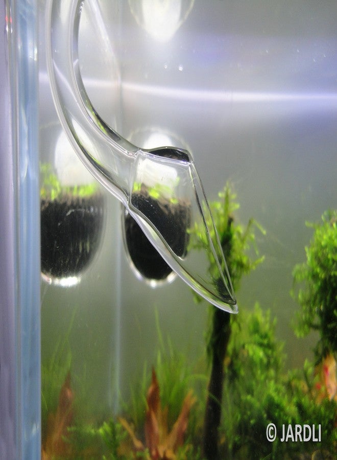 JARDLI Glass Mini Lily Pipe Violet Outflow 10mm for 9/12mm (3/8'' ID) Tubing - Nano Aquarium Planted Tank - Image 5